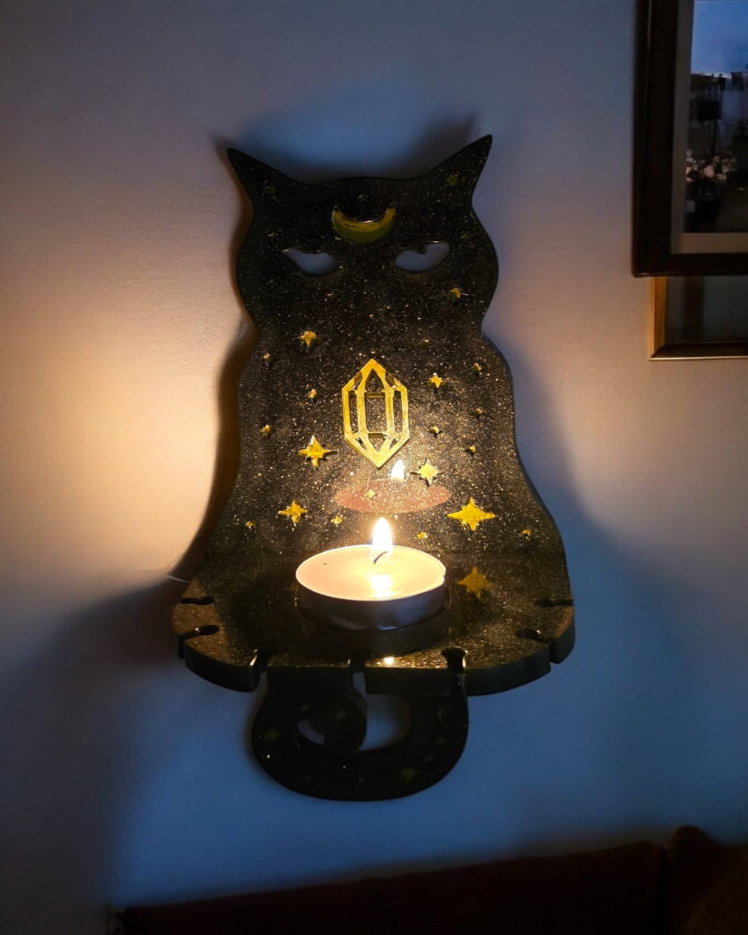 Bougeoir chat
